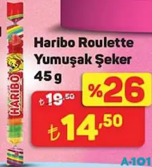 HARİBO ROULETTE YUMUŞAK ŞEKER 45 G